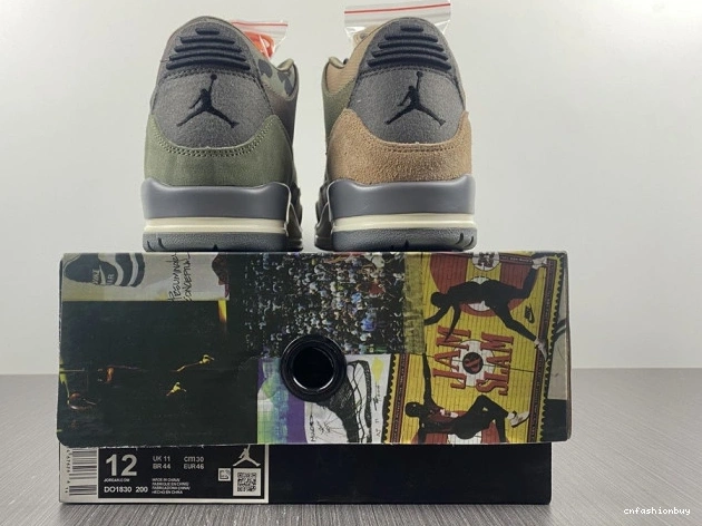 3 DO1830-200 Jordan Retro Camo Air Patchwork 0830